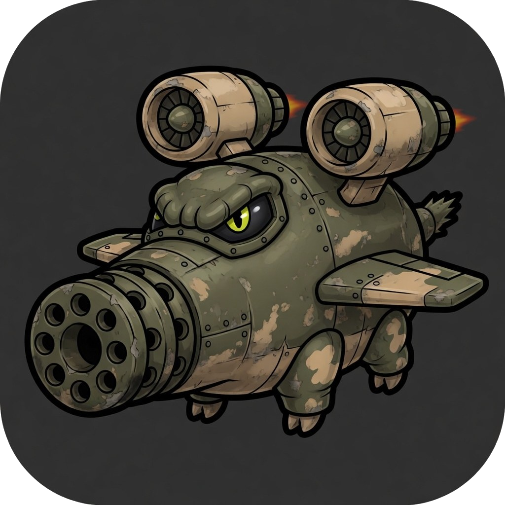 The Boar, an ugly attack jet with a rotary cannon for a snout